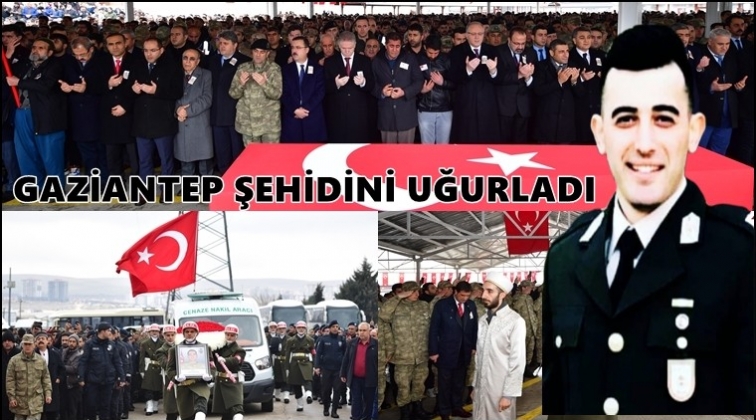 Gaziantepli şehit g&ouml;zyaşlarıyla toprağa verildi