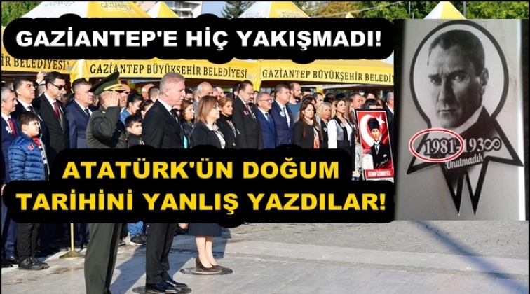 Gaziantep'te 10 Kasım t&ouml;reninde skandal!