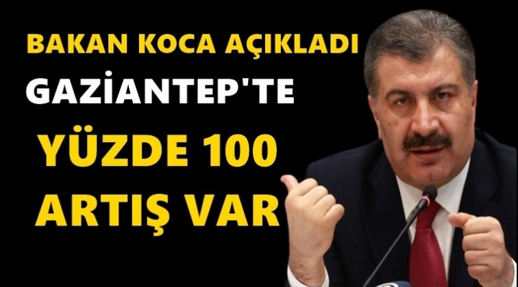 Gaziantep'te 100'&uuml; aşan artış var!..