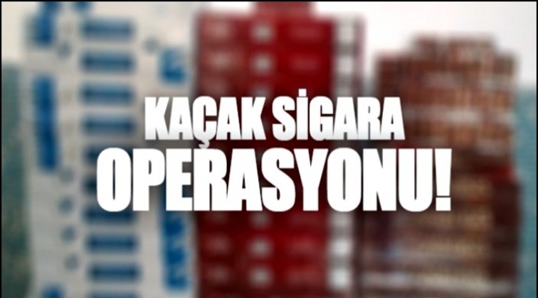 Gaziantep'te 1190 paket ka&ccedil;ak sigara ele ge&ccedil;irildi