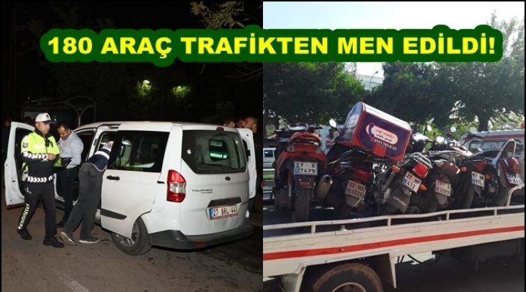 Gaziantep'te 1219 s&uuml;r&uuml;c&uuml;, yaya ve araca ceza