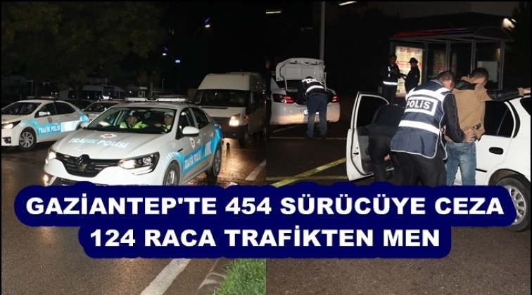 Gaziantep'te 124 araç trafikten men edildi