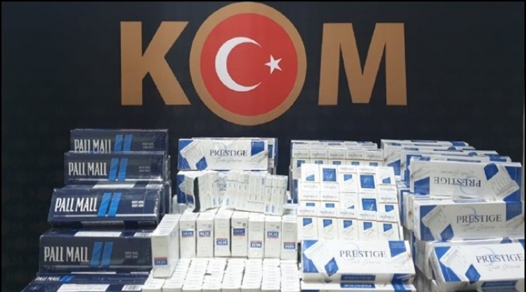 Gaziantep'te 1.600 paket kaçak sigara ele geçirildi