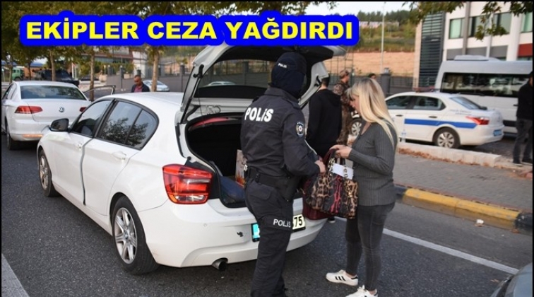 Gaziantep'te 168 araç trafikten men edildi