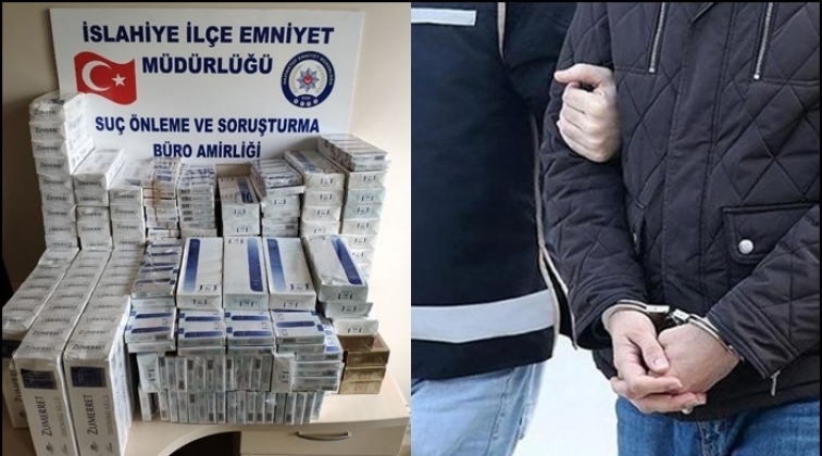 Gaziantep'te 1715 paket ka&ccedil;ak sigara ele ge&ccedil;irildi