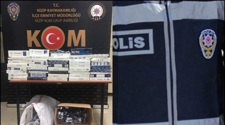 Gaziantep'te 1.770 paket kaçak sigara ele geçirildi
