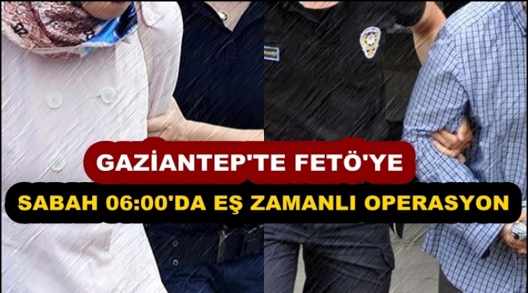 Gaziantep'te 2 &ouml;ğretmen 1 ev hanımına Fet&ouml;'den g&ouml;zaltı