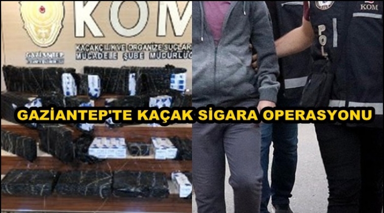 Gaziantep'te 2.100 paket ka&ccedil;ak sigara ele ge&ccedil;irildi