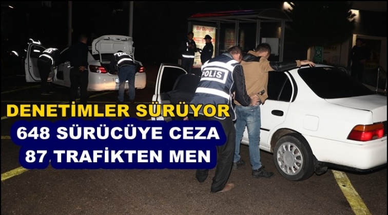 Gaziantep'te 2.867 ara&ccedil; ve s&uuml;r&uuml;c&uuml; denetlendi