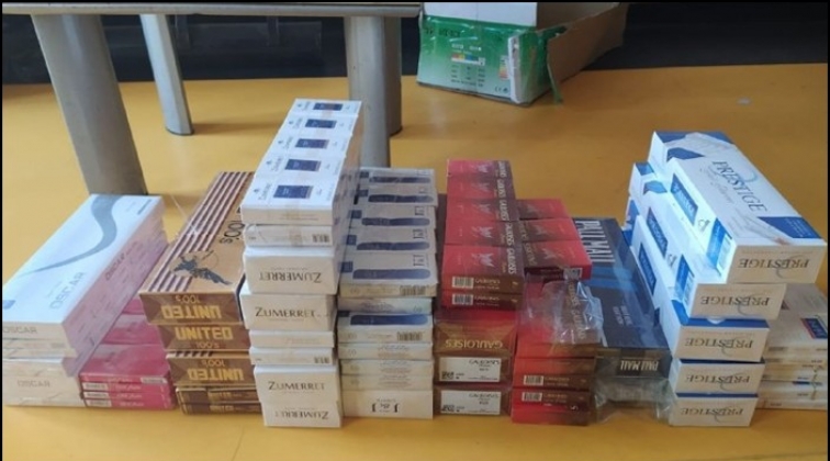 Gaziantep'te 358 paket kaçak sigara ele geçirildi