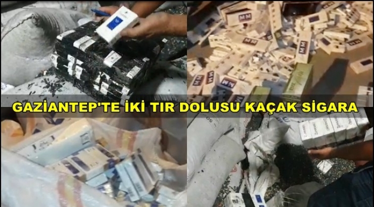 Gaziantep'te 38 bin paket ka&ccedil;ak sigara ele ge&ccedil;irildi