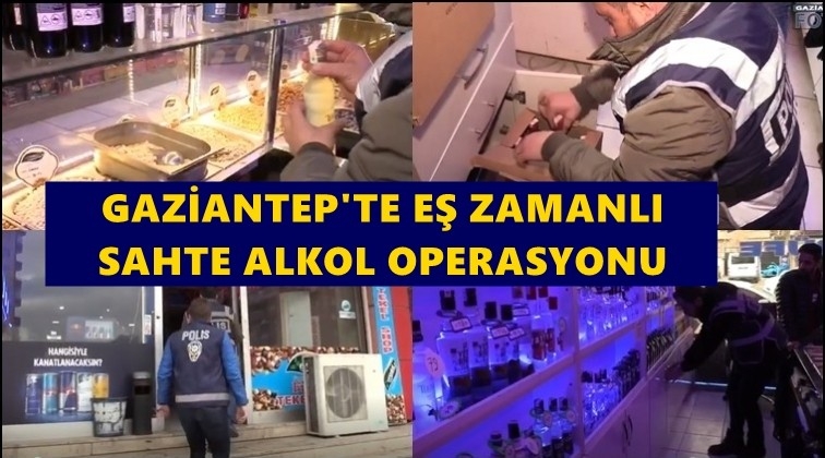 Gaziantep'te 39 iş yerine alkol operasyonu