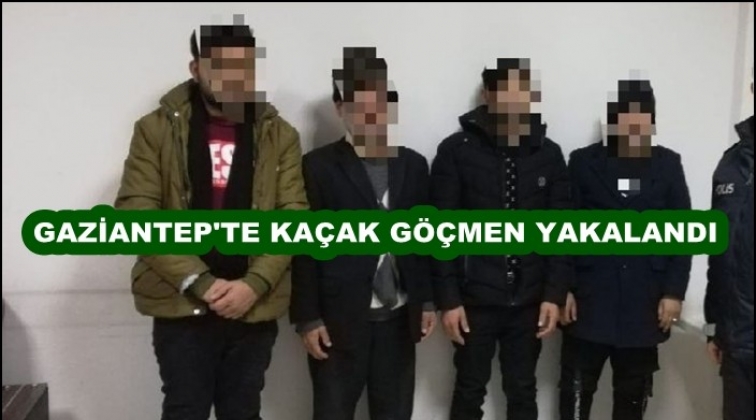 Gaziantep'te 4 ka&ccedil;ak g&ouml;&ccedil;men yakalandı