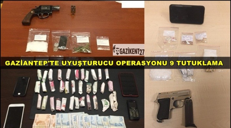 Gaziantep'te 4 mahallede uyuşturucu operasyonu