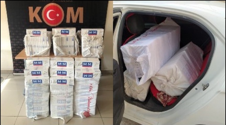 Gaziantep'te 5 bin paket ka&ccedil;ak sigara ele ge&ccedil;irildi