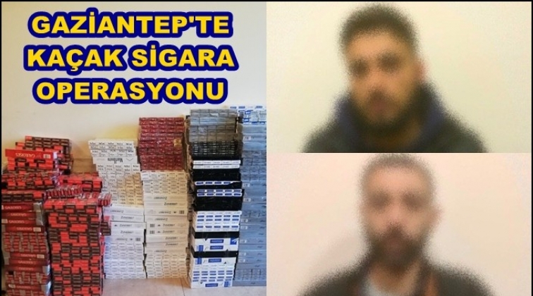 Gaziantep'te 5145 paket ka&ccedil;ak sigara ele ge&ccedil;irildi