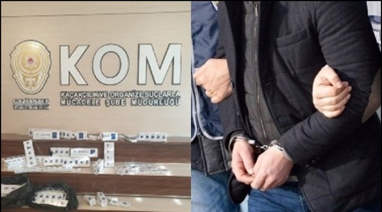 Gaziantep'te 520 paket ka&ccedil;ak sigara ele ge&ccedil;irildi