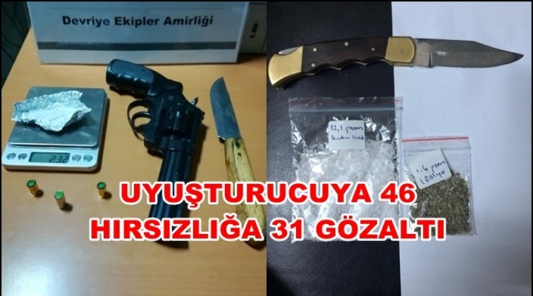 Gaziantep'te 66 aranan şahıs yakalandı