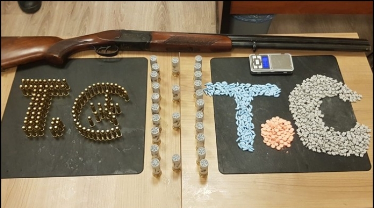 Gaziantep'te 809 adet uyuşturucu hap ele ge&ccedil;irildi