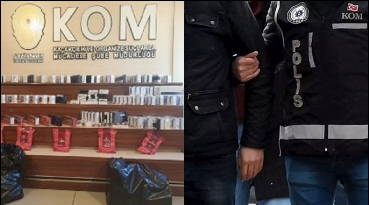 Gaziantep'te 940 paket ka&ccedil;ak sigara ele ge&ccedil;irildi