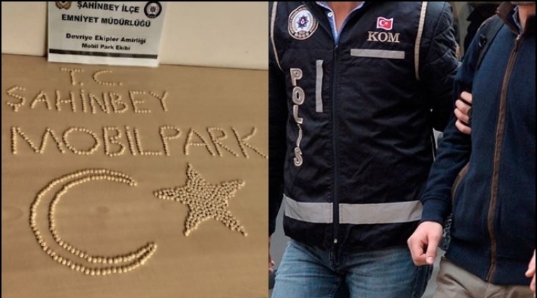 Gaziantep'te 992 adet captagon hap ele ge&ccedil;irildi