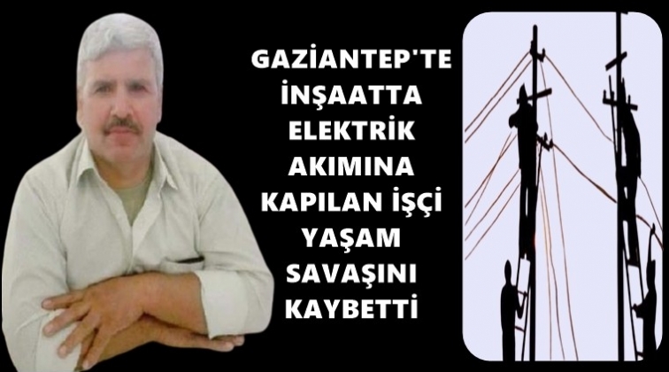 Gaziantep'te akıma kapılan iş&ccedil;i kurtarılamadı