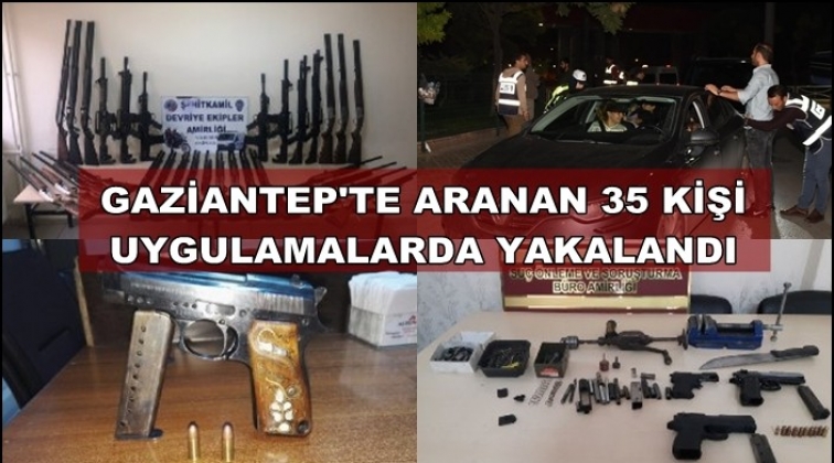 Gaziantep'te asayiş uygulamaları s&uuml;r&uuml;yor