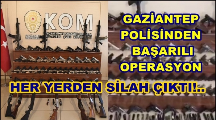 Gaziantep'te av bayisi ve tamir at&ouml;lyesine operasyon