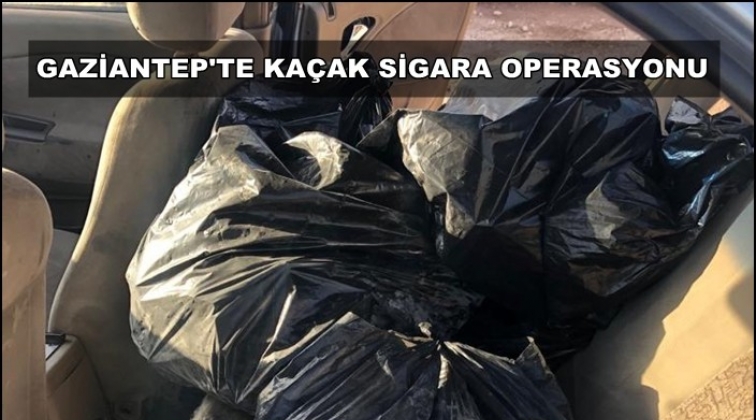 Gaziantep'te bin 200 paket ka&ccedil;ak sigara ele ge&ccedil;irildi