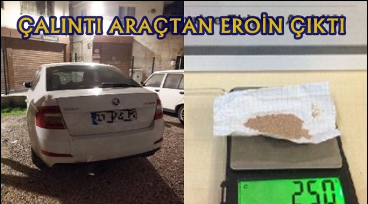 Gaziantep'te &ccedil;alıntı ara&ccedil;tan eroin &ccedil;ıktı!