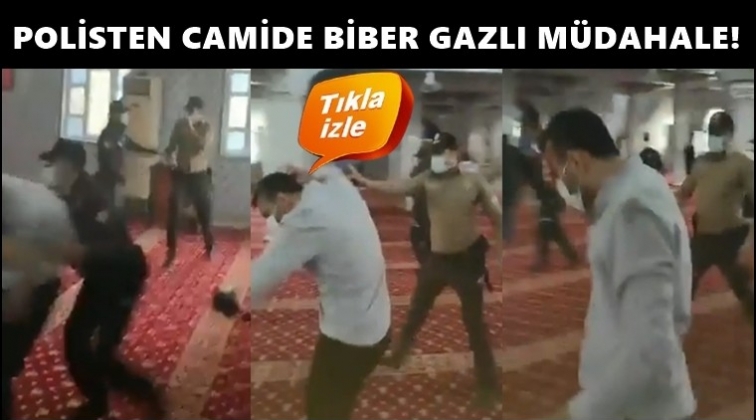 Camide biber gazlı m&uuml;dahale!..