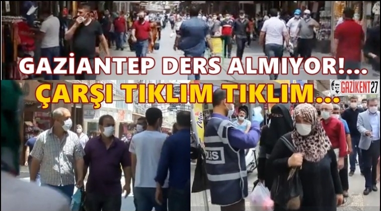 Gaziantep'te &ccedil;arşı doldu taştı!..