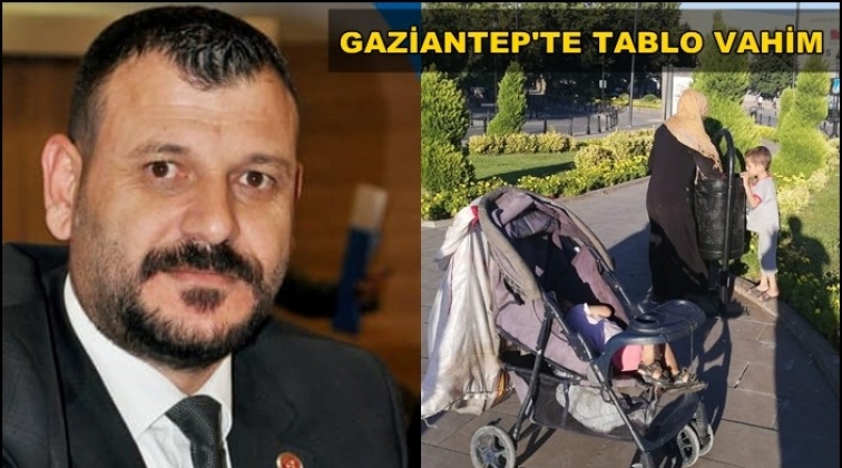Gaziantep'te &ccedil;&ouml;pte yiyecek arayan annenin dramı