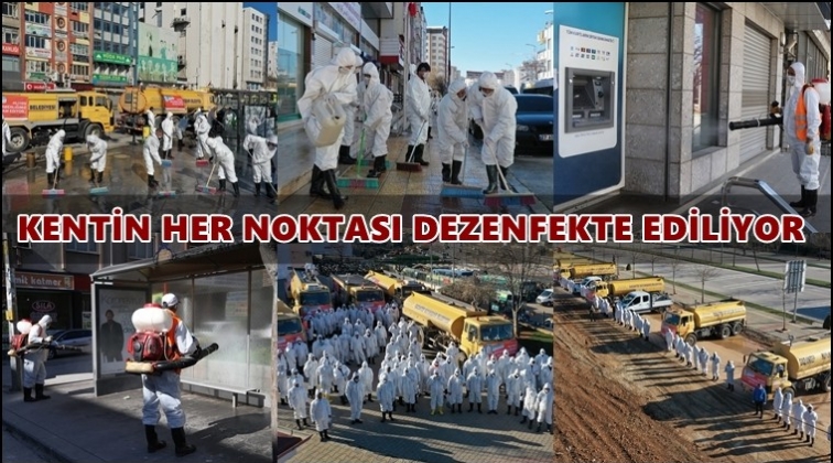 Gaziantep'te dezenfekte ve ilaçlama çalışmaları