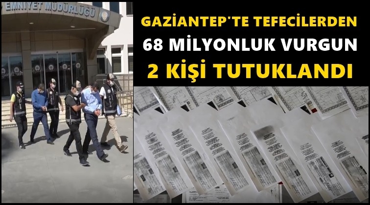 Gaziantep'te eş zamanlı tefecilik operasyonu