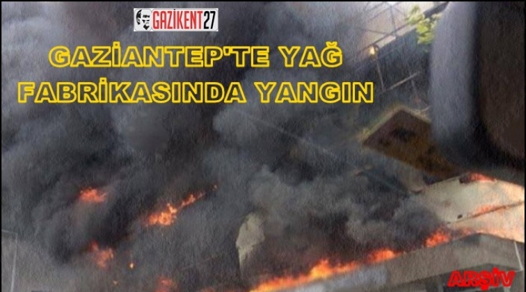 Gaziantep'te fabrika yangını korkuttu!..