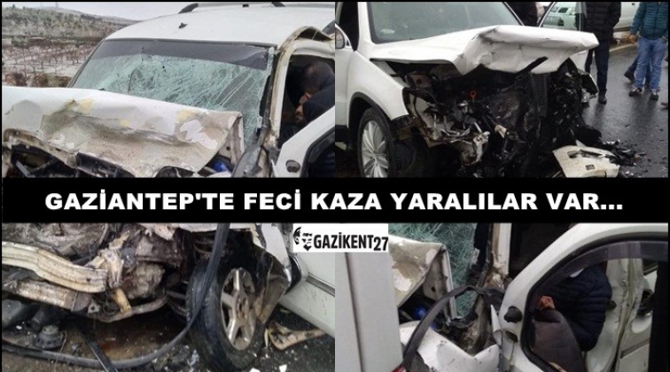 Gaziantep'te feci kaza, yaralılar var!..