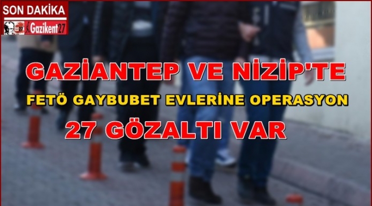 Gaziantep'te gaybubet evlerine operasyon: 27 gözaltı