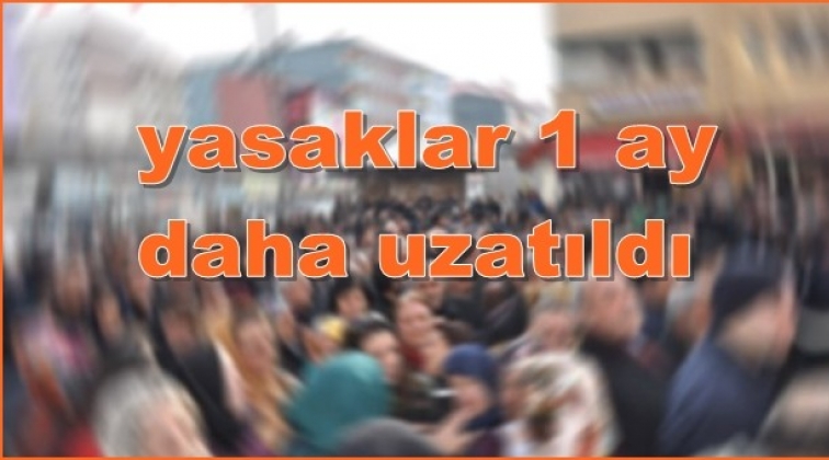 Gaziantep'te gösteri ve yürüyüş 1 ay yasaklandı