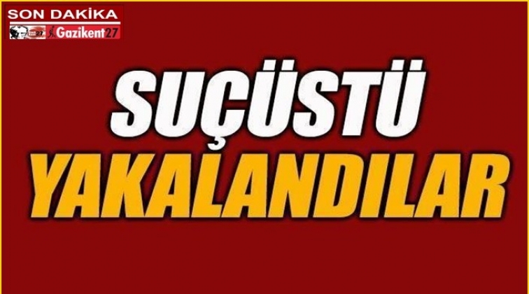 Gaziantep'te hırsızlara suçüstü! 3 gözaltı