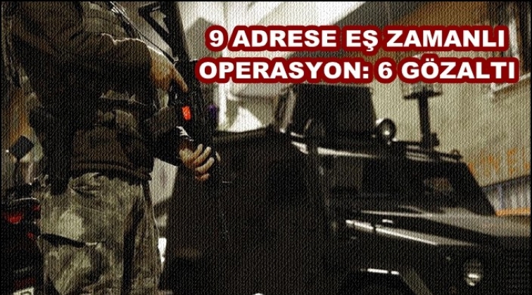 Gaziantep'te hırsızlığa eş zamanlı operasyon