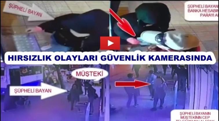 Gaziantep'te hırsızlık olayları güvenlik kamerasında