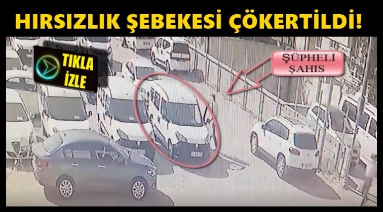 Gaziantep'te hırsızlık şebekesine operasyon