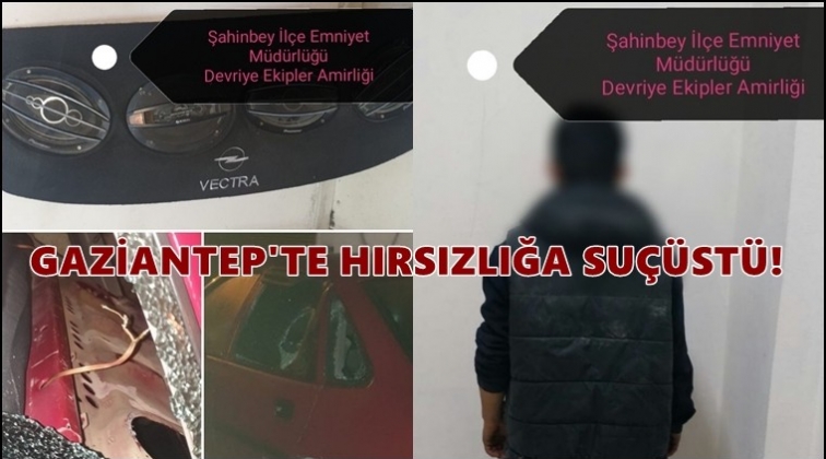 Gaziantep'te iki hırsızlığa su&ccedil;&uuml;st&uuml;!