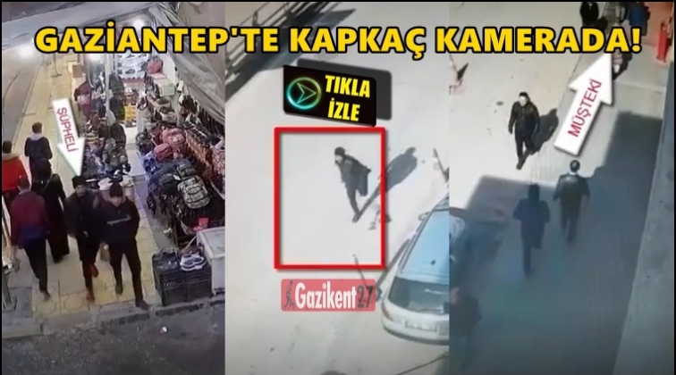 Gaziantep'te iki kapka&ccedil; olayı kamerada