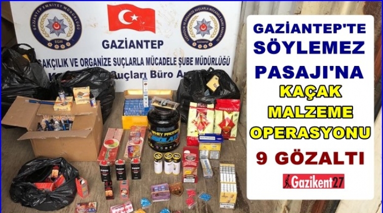 Gaziantep'te kaçak cinsel içerikli ürünlere operasyon