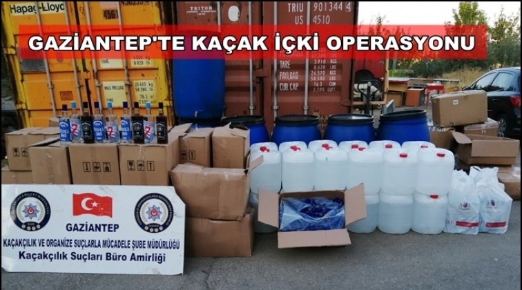 Gaziantep'te ka&ccedil;ak i&ccedil;ki operasyonu...