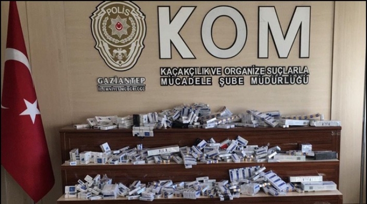 Gaziantep'te ka&ccedil;ak sigara operasyonu