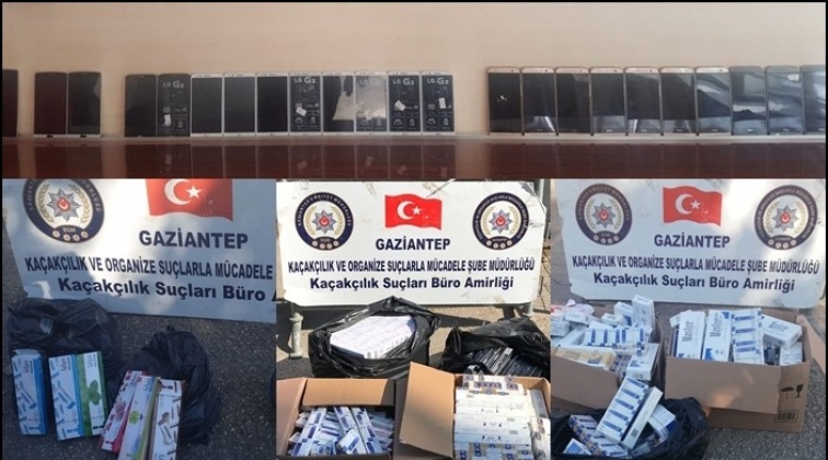 Gaziantep'te ka&ccedil;ak sigara operasyonu: 4 g&ouml;zaltı