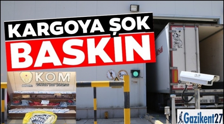 Gaziantep'te ka&ccedil;ak sigara ve nargile operasyonu